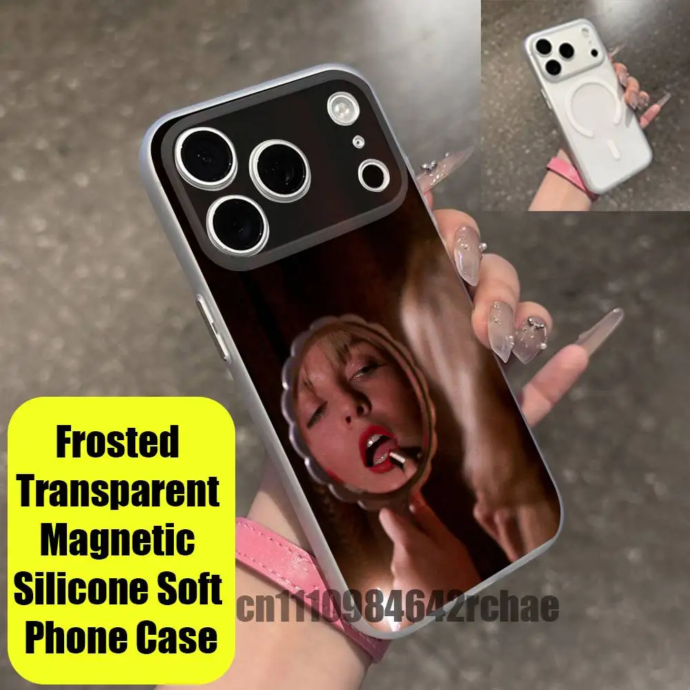 For Twin Peaks Laura Palmer Sheryl Lee Phone Case For iPhone 14 16 18 12 15 13 17 Pro Max Plus Mini For Magsafe Magnetic Clear