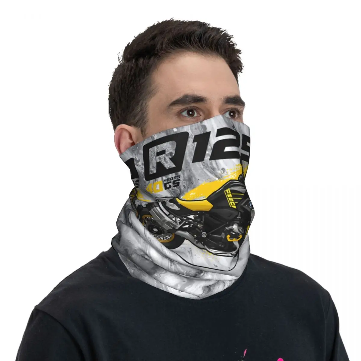 Remarkable Bandana Neck Cover Printed Motorcycle Club GS 40 Face Mask Multi-use Cycling Riding Unisex Adult Winter