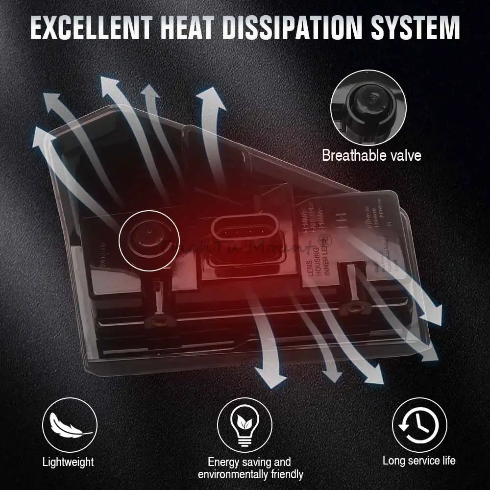 لـ RANGER CREW XP 1000 NORTHSTAR EDITION PREMIUM 25.5 2025 #   2413766 ملحقات السيارة 12 فولت LED ضوء خلفي خلفي أحمر/دخان ABS PC