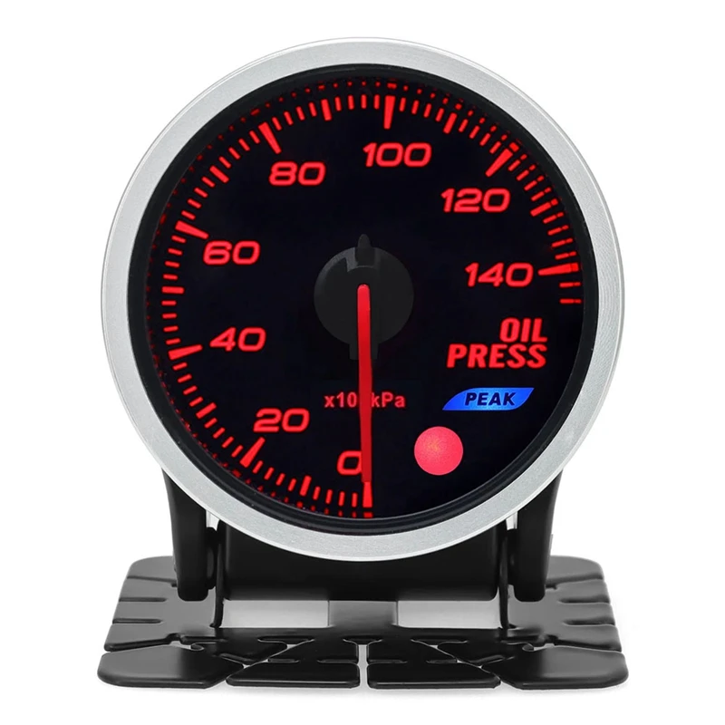 7 Colors Backight 52Mm Boost Gauge BAR Turbo Pressure Gauge Manometre Pression Turbo Fuel Oil Press Oil Temp 12V