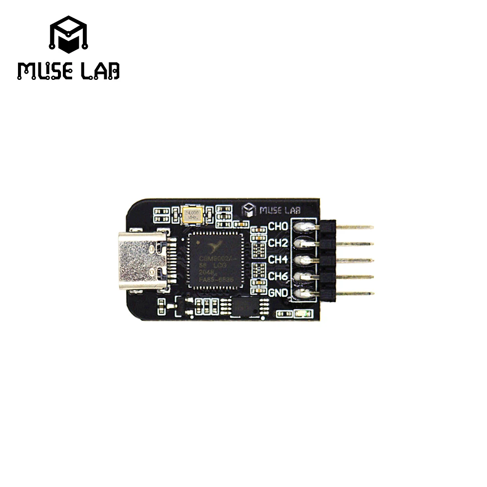 FireChip TYPE-C Mini NanoDLA Logic Analyzer ARM FPGA Debug Tool 5V/3.3V Protocol Analysis 24MHz SampleRate 8Channels Open Source