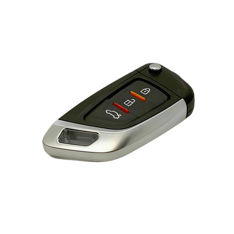 1PCS 3Button Xhorse XKKF02EN Remote Shell Colorful Car Key Shell Flip Remote Case VVDI Remote Shell No Blade No Circuit Board