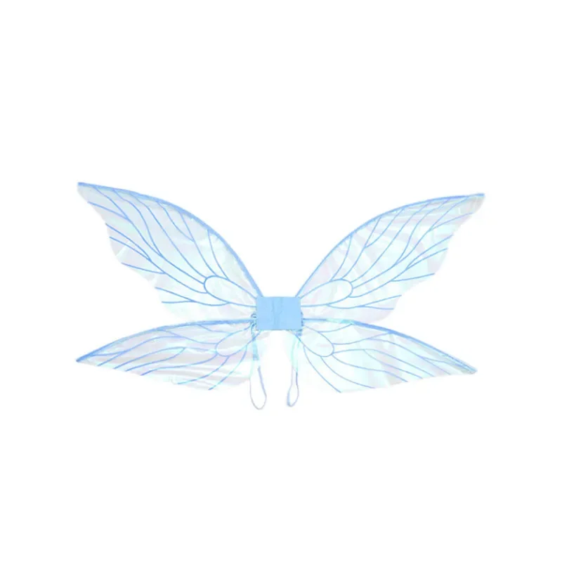 Butterfly Fairy Wings Dress Up Angel Wings Girls Birthday Party Favor Accessories Cartoon Cosplay Cicada Elf Wings Princess Wear