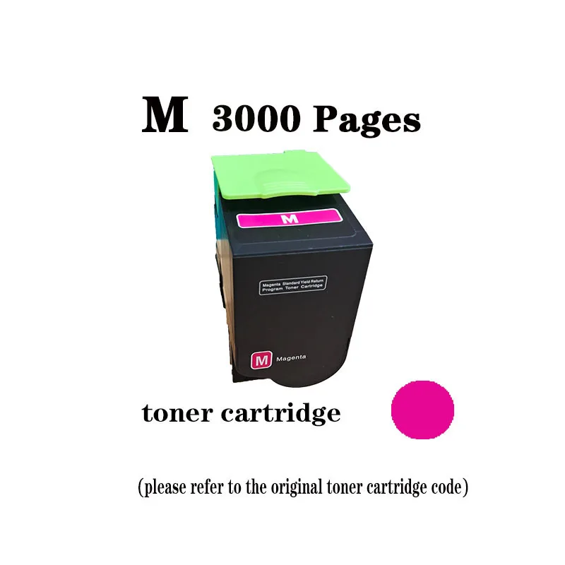 4K/3K EUR Version 80C2HK0/80C2HC0/80C2HM0/80C2HY0 Toner Cartridge for Lexmark CX410/CX510