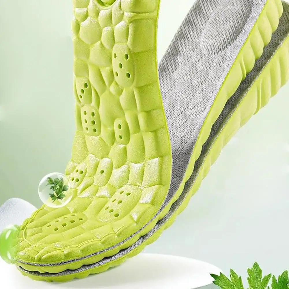 4D Clouds Sports Insoles Height-increasing Soft Comfortable for Daily Travel Sports Running Fitness