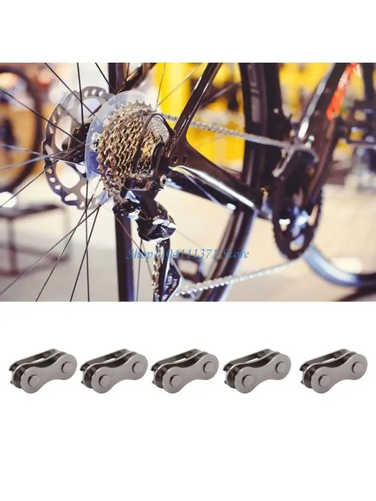 

P9FC 5Pcs Chain Connectors, Bike Chain Split Quick Release Links for Bikes