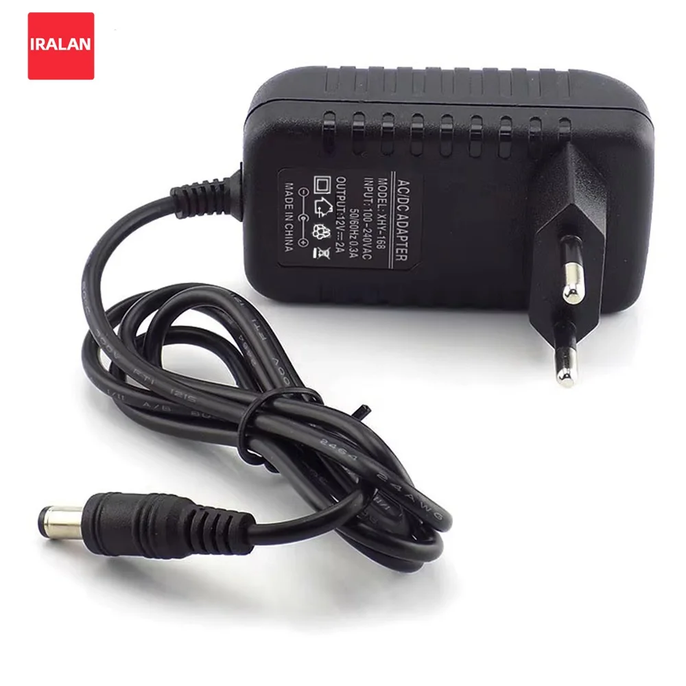 12V DC Universal Power Supply Adjustable Power Supply Bench Power Converter Laboratory Power Source EU Plug Transformer Adapter