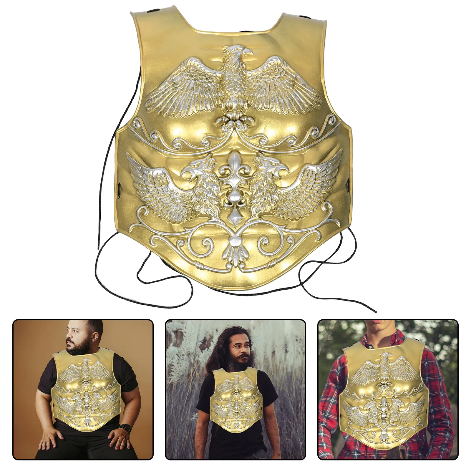Medieval Chest Armor Knight Breastplate Costume Armour For Men Women  Halloween Cosplay Party Armor For Masquerade Dress Up