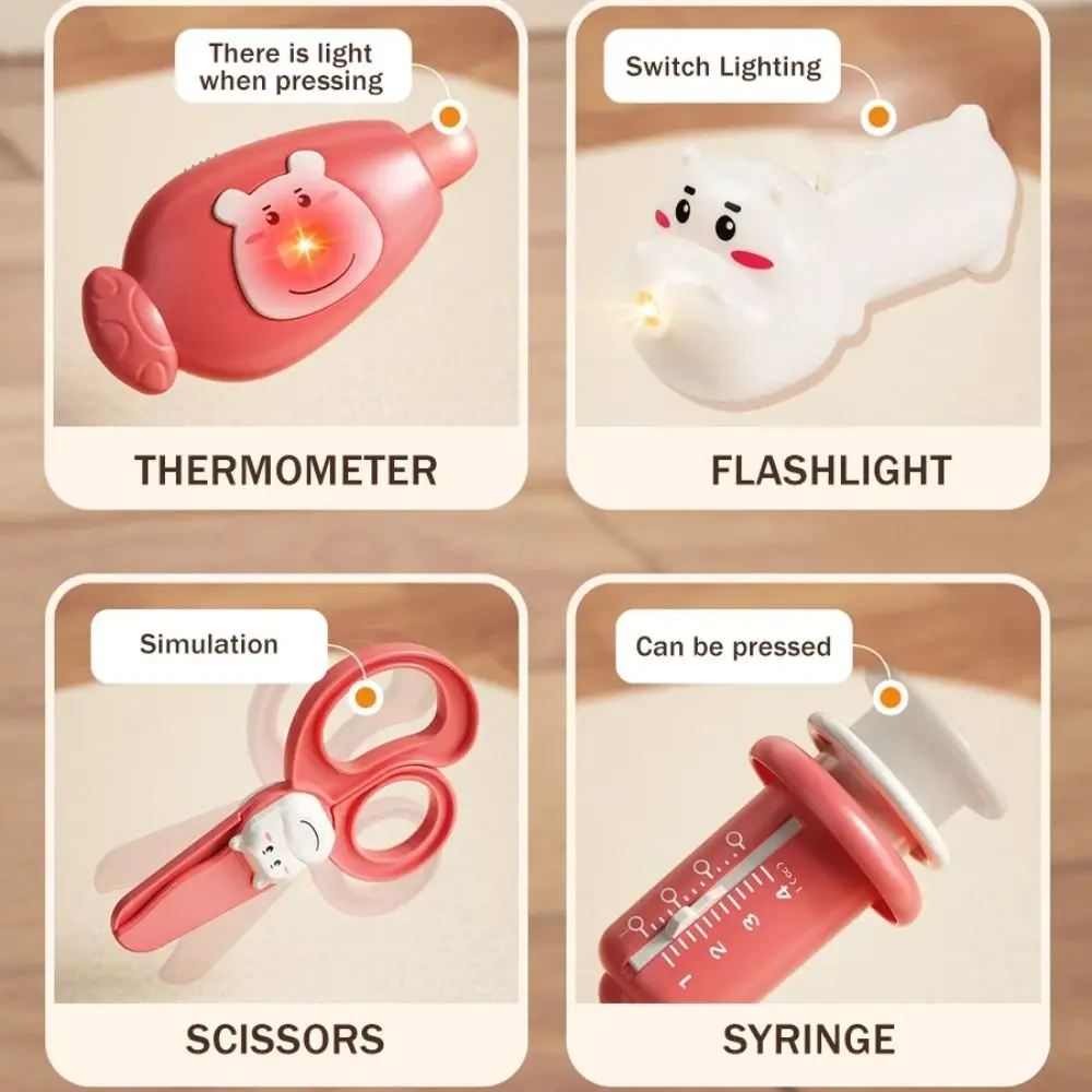 Simulation Dentist Box Doctor Pretend Role Play Kit Educational Game Pretent Play Toys Stethoscope Doctor Set