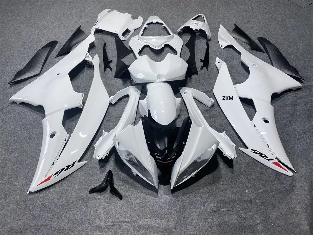 

Motorcycle Fairings Kit Fit For R6 2008 2009 2014 2015 2016 Bodywork Set High Quality ABS Injection NEW Pure white