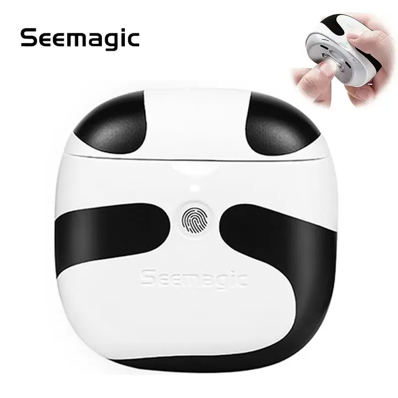 Seemagic Electric Nail Clipper Automatic Pro with Infrared Protection Upgrade Cutter Head And LED Light Trimmer for Child & Adul