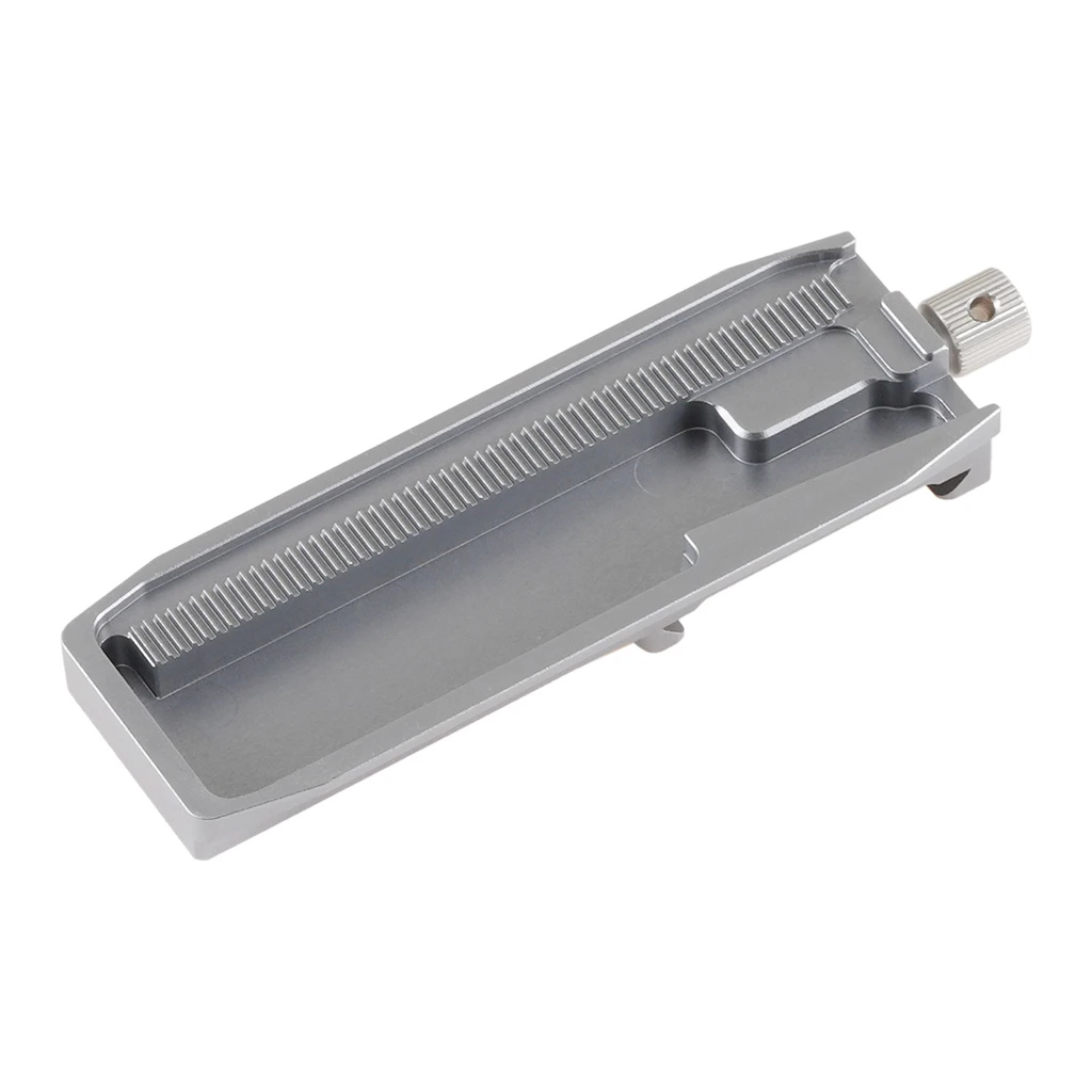 BGNing Metall-Schnellwechselplatte für DJI RS 4 Mini, kompatibel mit Arca-Swiss-Montageplatten, Kamerakäfigen und L-Platten, verstellbar – Detail 11