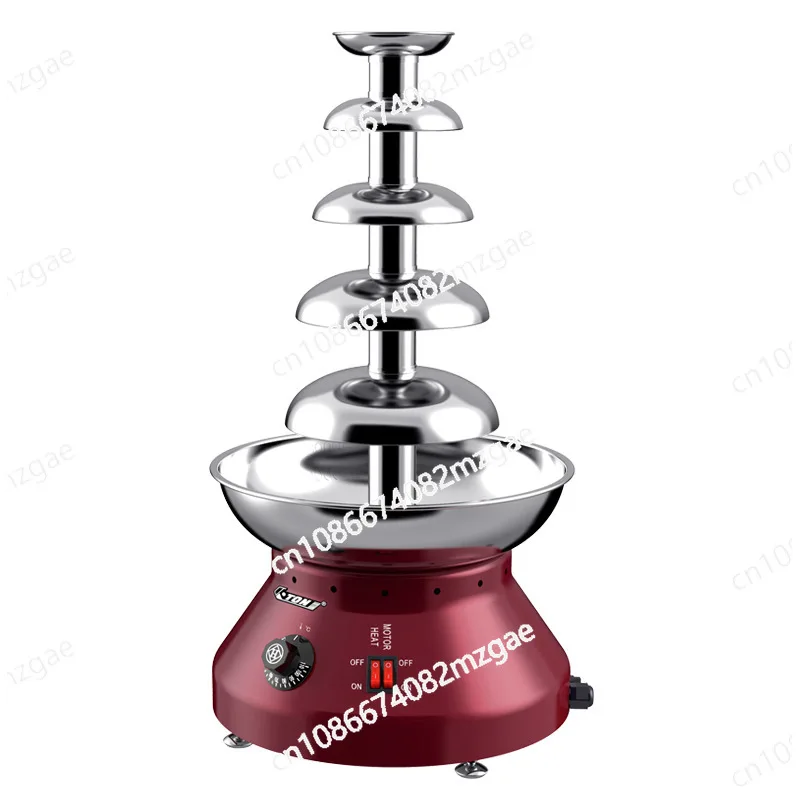 

Пятислойная машина для фонтана шоколада Коммерческий шведский стол Гала-ресторан Вечеринка 4-слойная американская машина-водопад