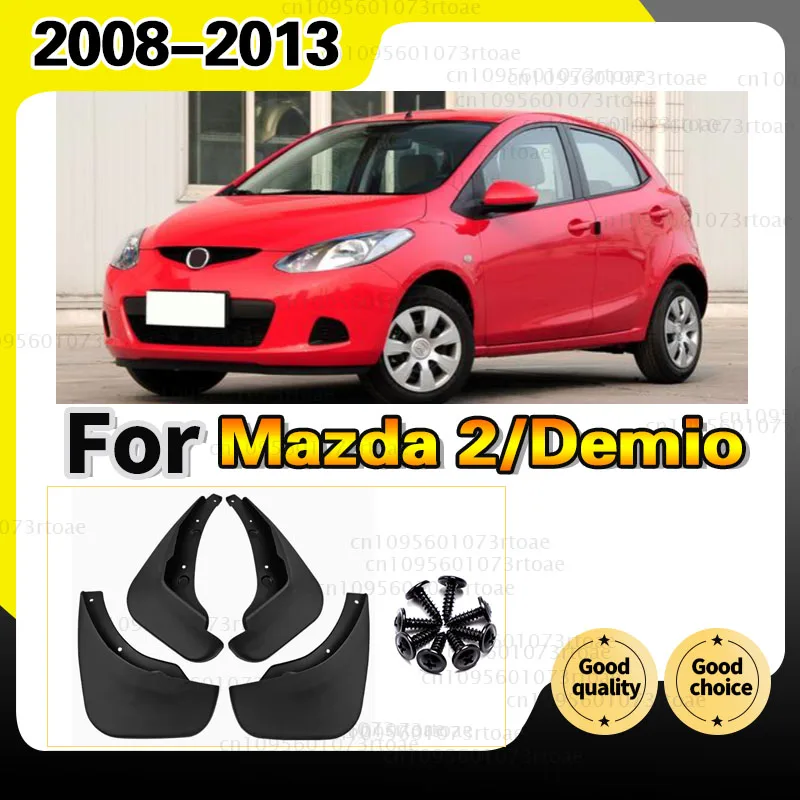 

For Mazda 2/Demio GE 2008-2013 2009 2000 2011 2012 Fender Mudguard Mud Flaps Guard Splash Flap Mudguards Car Accessories