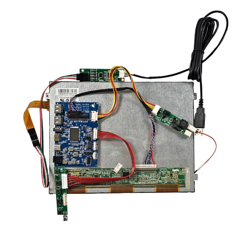 10,4 "CLAA104XA02CW 1024x768 LVDs ЖК-сенсорный экран Тип C HD MI USB плата 30pin ЖК-плата