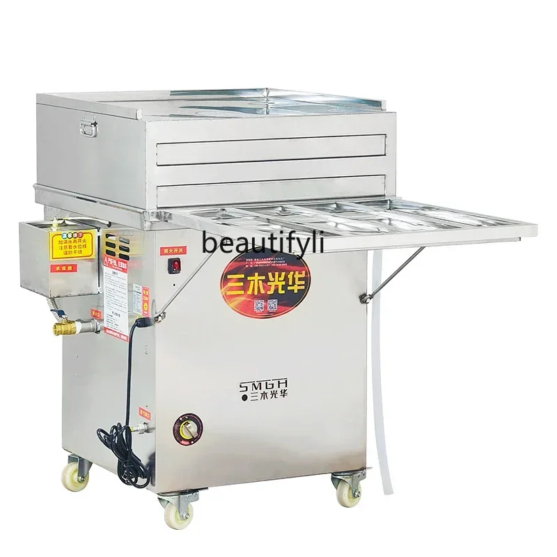 YH A56 石臼商業新 15 火列引き出し蒸気発生器米粉機蒸し器