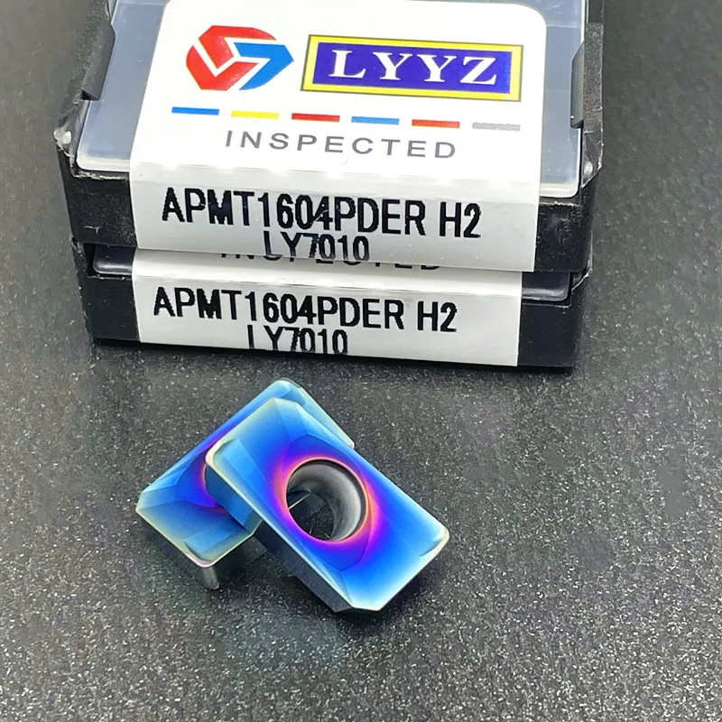APMT1135PDER H2 APMT1135PDER M2 APMT1604PDER H2 M2 Нано-синий режущий инструмент из твердого сплава Фрезерный инструмент с ЧПУ APMT 1135 Концевой фрезерный инструмент