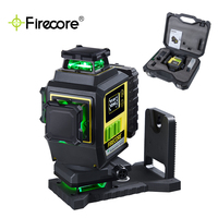 FIRECORE F95T-4G 4D Green Laser Level 16 Lines Self-Leveling 360 Nivel Laser 6600mAh Li-ion Battery LCD Screen