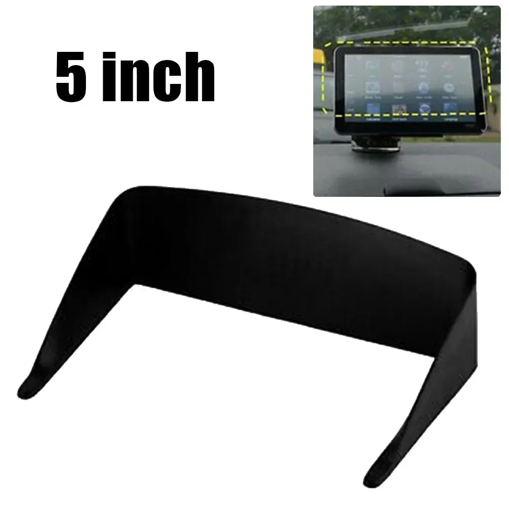 GPS Navigator Sun Shade Fits For 5 Inch GPS Navigator Sun Shade Glare Visor Shield Car Sun Shade Black Brand New