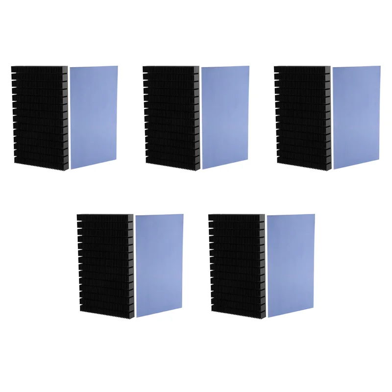 5X مشعاع ألومنيوم ذاتي الصنع لبطاقة الرسومات RTX 3080 3090 الخلفية VRAM، لوحة خلفية MOD GPU 150X90x15mm-A74Z #2