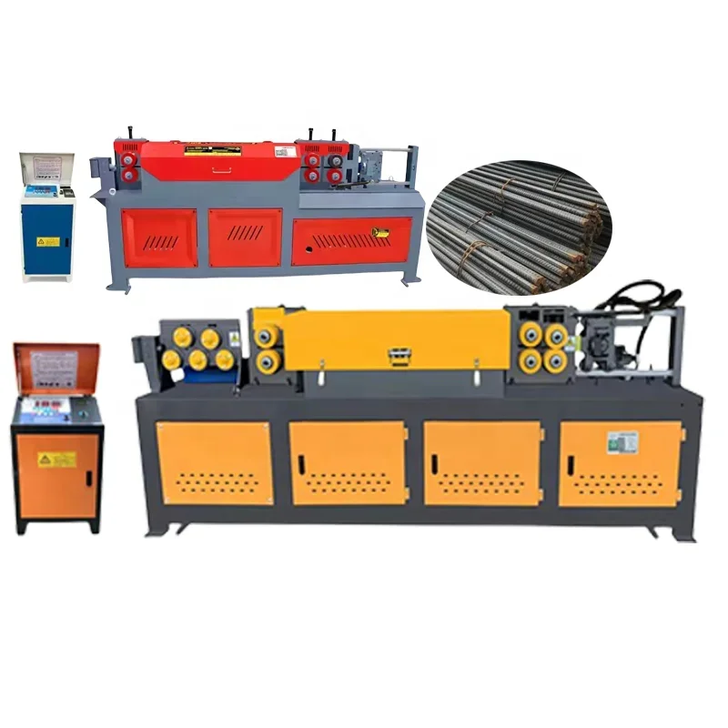 Automatic Cnc Waste Rebar Steel Bar Straightening Machine