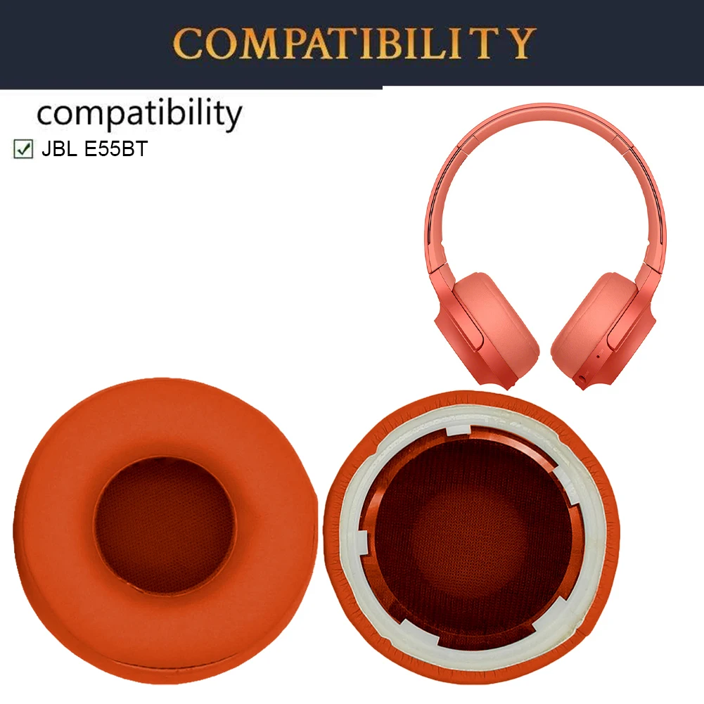 1 par de almohadillas de repuesto para auriculares, cojines de cuero proteico, fundas para auriculares, almohadillas para auriculares Sony WH-H800