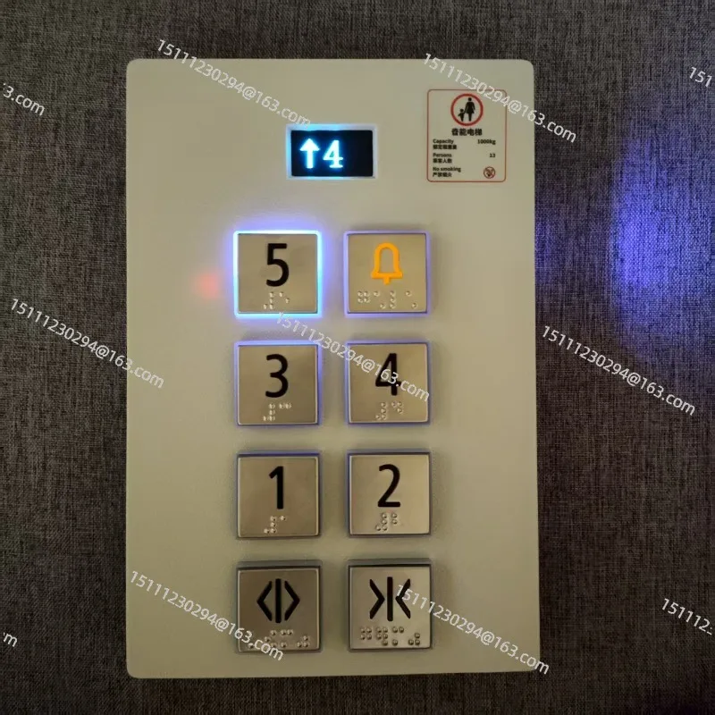 Simulation Elevator Button Panel Toy, DIY Interior & Call Button with Sound - Realistic Educational Hands-on Craft for Kids