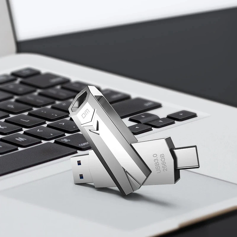 DM USB C Tipo C USB3.0 Flash Drive 512G 256G 128G 64G 32G Para Andriods SmartPhone Memória MINI Usb Stick PD098