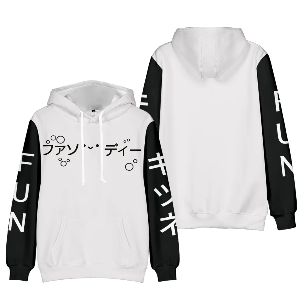 Fundy Merch-Sweat à capuche unisexe à manches longues pour hommes et femmes, sweats à capuche Harajuku Streetwear, vêtements 3D, replTeam SMP