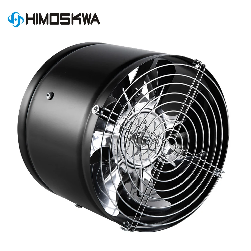 

8 Inch Pipe Exhaust Fan 8" Duct Ceiling Air Ventilation Blower Inline Booster 200mm Window Exhauster Toilet Kitchen Exhaustfan