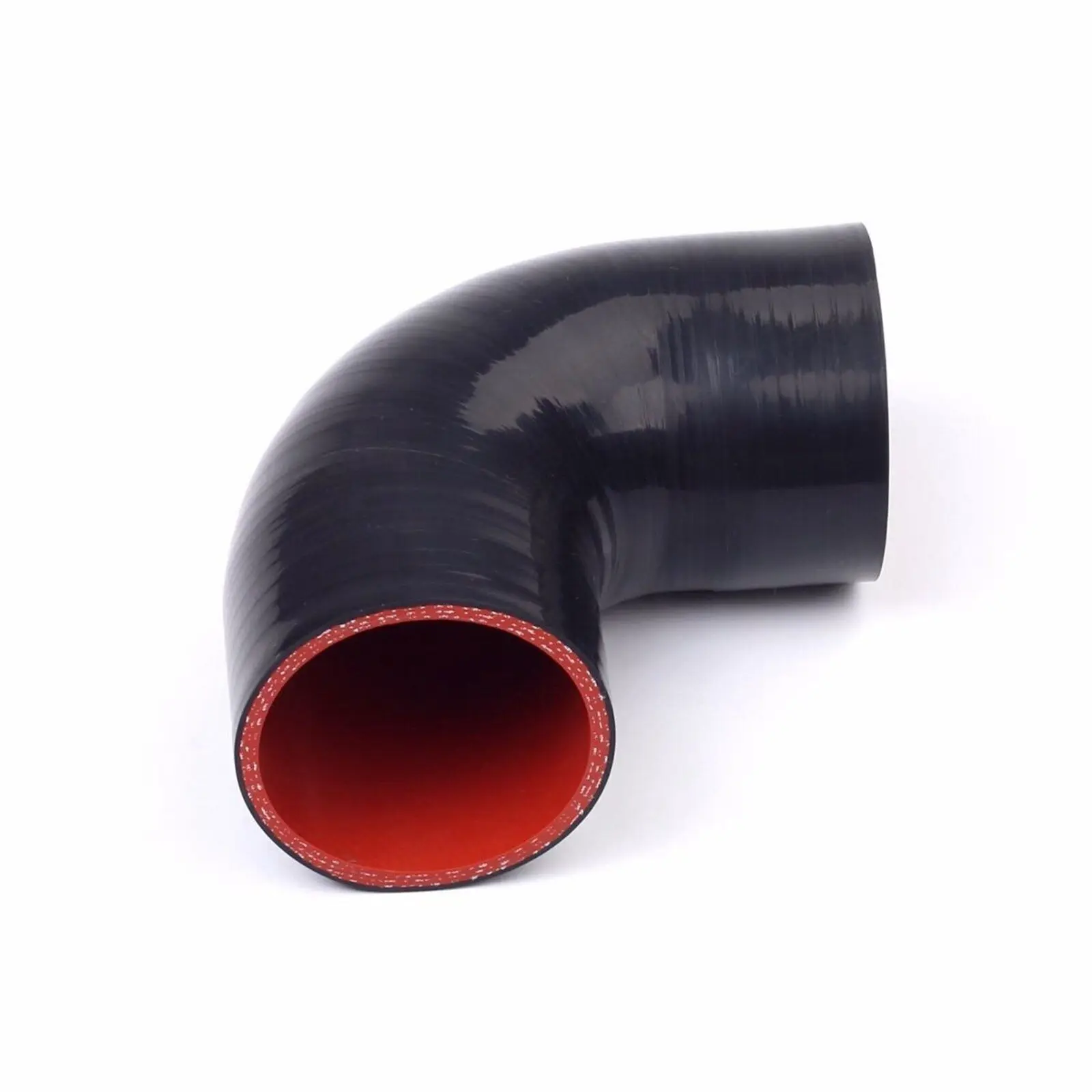 Universal 90 Degree ID 102mm to 76mm Elbow Silicone Hose For Coupler Reducer Cooling Intercooler Radiator Piping