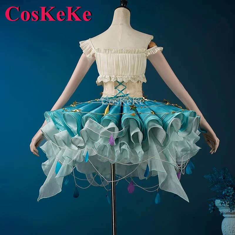 CosKeKe Margaretha Zelle/Female Dancer Cosplay Identity V Costume Wandering Moonlight Dress Activity Party Role Play Clothing