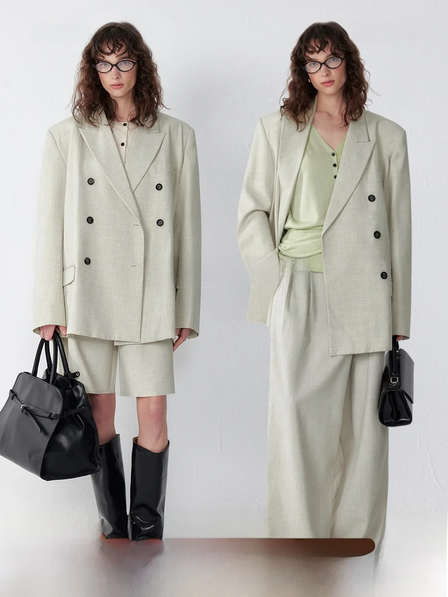 

Элитный костюм из твила с узором и нестандартной застежкой, длинный рукав, профессиональный женский комплект с юбкой