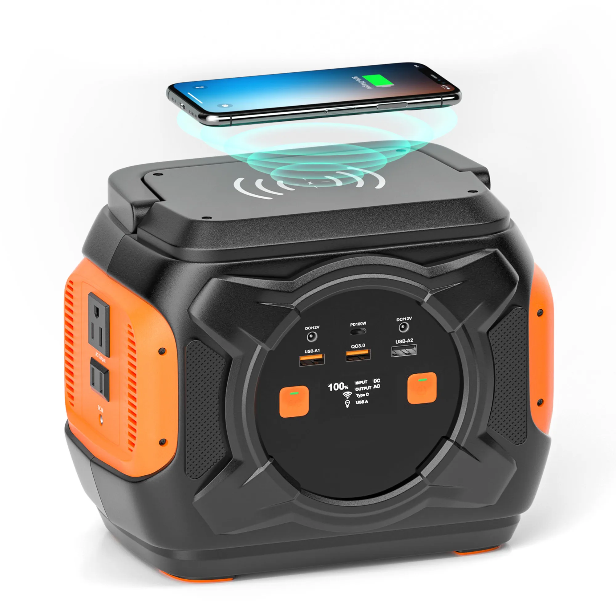 

Высококачественное профессиональное беспроводное зарядное устройство для телефона, аварийный аккумулятор, электростанция на солнечной батарее