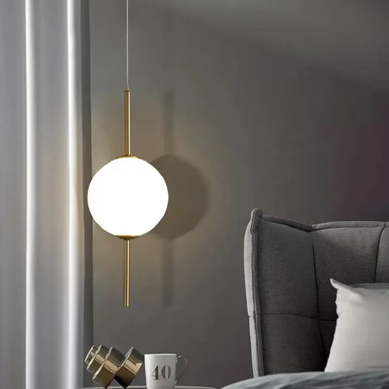 Magic Bean Pendant Light Creative Personality Simple for Living Room Bedroom Postmodern Wrought Metal Lighting Fixtures