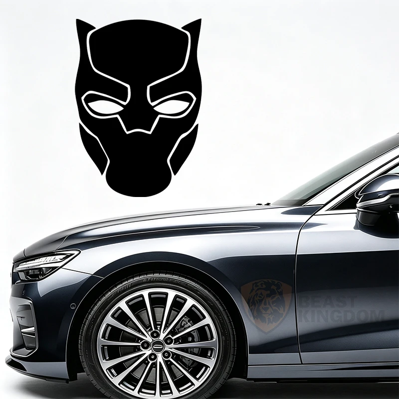 Car StickersWaterproof Black Panther Mask Car Sticker Vinyl Decal High Quality for Car Decoration Auto Styling Vehicle Decals