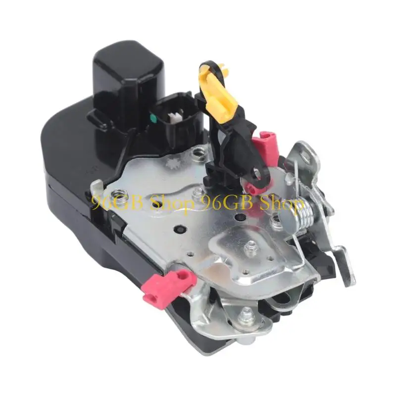 96GB Door Lock Actuator Assembly with Plastic Housing, Visible Metal Lock Plate, Spring and Linkage, 55372846AB