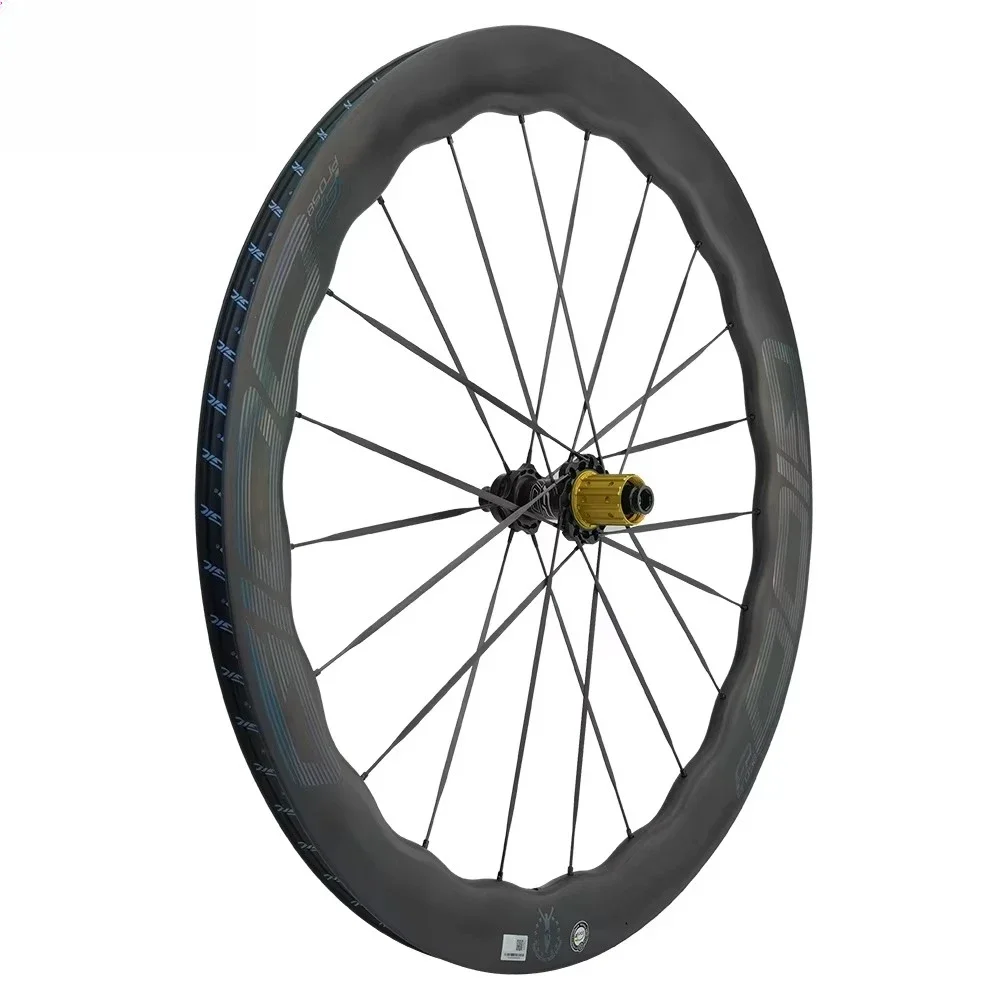 GIOO High Quality T800 Carbon Fiber City  Racing Bicycle Wheel Set Cycling Road Bike Wheel Part with Hydraulic Disc Brake Rim