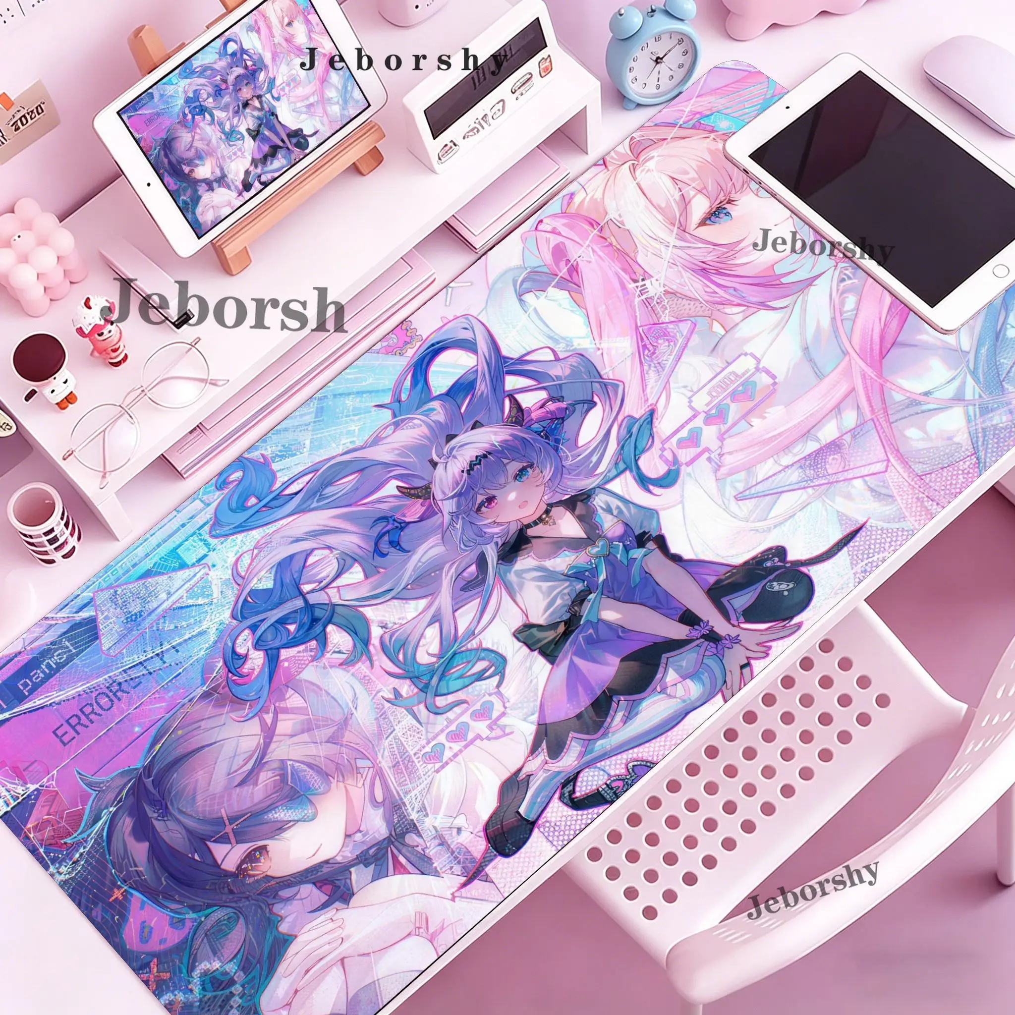 Cult Style Needy Streamer Overload Mouse Pad Extended Mat HD Print Non-Slip Rubber Big Desk Mat Game Collectors Mousepad