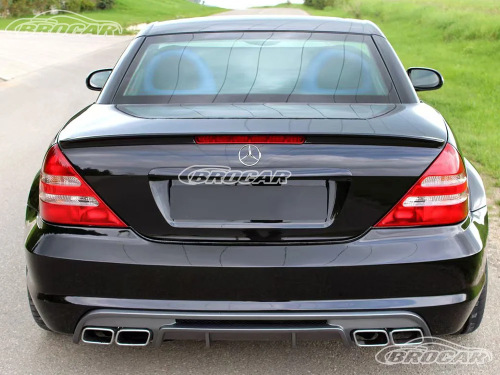 Voor 1996-2004 Mercedes-Benz SLK-Klasse R170 SLK200 230 320 AMG GEN 1 Hoogwaardige FRP Glanzend Zwart Spoiler Kofferbak Boot Wing Spoiler