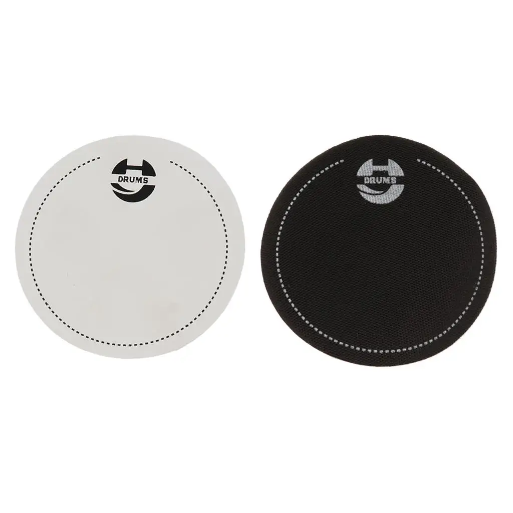 2 Pieces Bass Drum Head Pad Impact Drumhead Protector for Drum Parts , as described