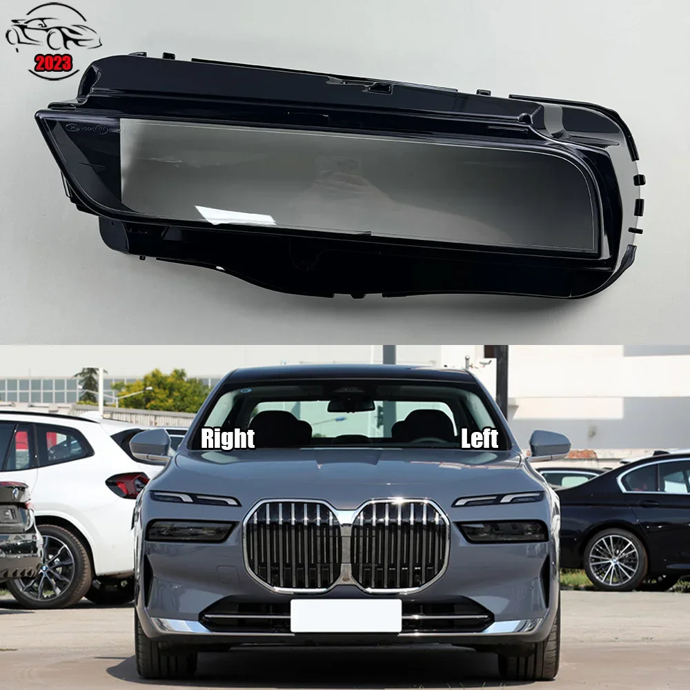 

For BMW 7 Series G70 2023 Headlamp Cover Lampshade Lamp Headlight Shell Lens Plexiglass Replace Original Lampshade