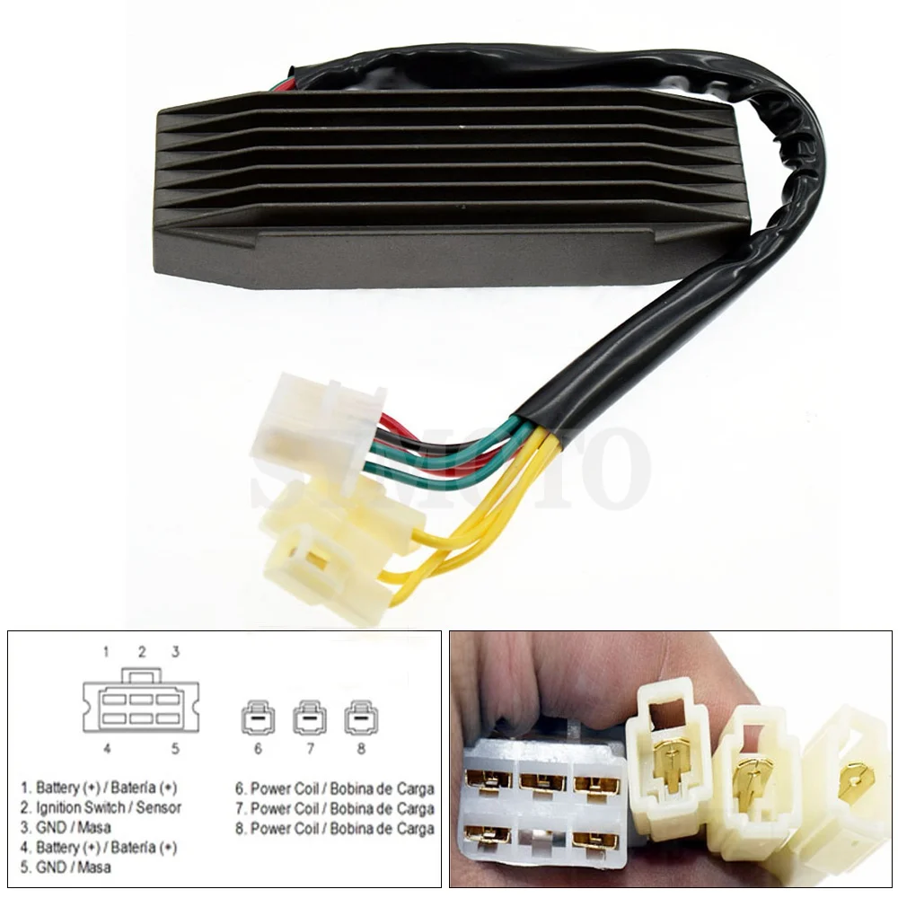 

Motorcycle Voltage Regulator Rectifier 12V For Suzuki VS600 Intruder 600 1995 1996 1997 VS700 INTRUDER 700 1985 1986 1987