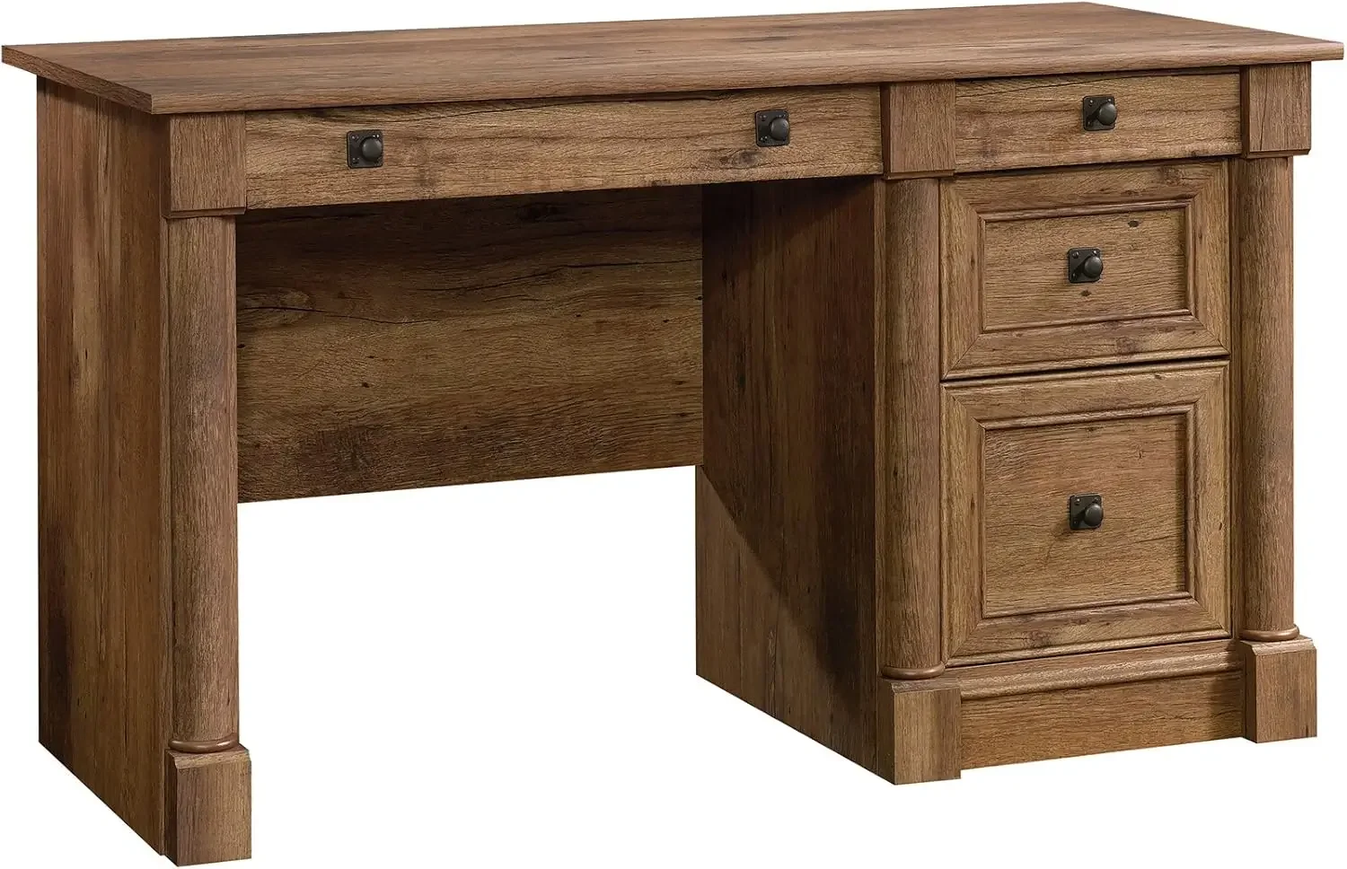 Sauder Palladia Computer Desk, Vintage Oak finish