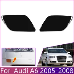 Headlight Washer Nozzle Cover For Audi A6 2005 2006 2007 2008 Spray Nozzle Painted Trim Lid Shell Cap 4F0955275 4F0955276