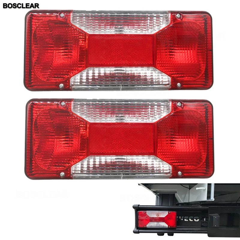 

For Iveco Scania Volvo Mercedes Benz Daf Man Renault Other European Truck Tail Light Trailer Rear Taillights License Plate Lamp