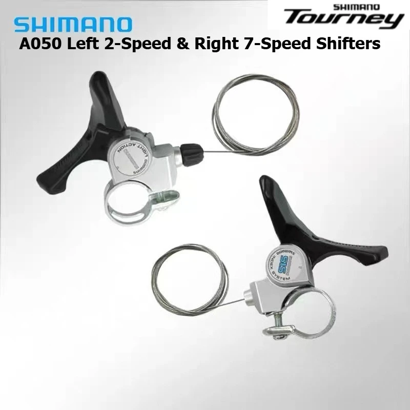 SL-A050 Shimano TOURNEY Left Right Side A050-LB A050-RA Shifting Handle 2x7 Speed Road Bike Handlebar Support Shifting Handle