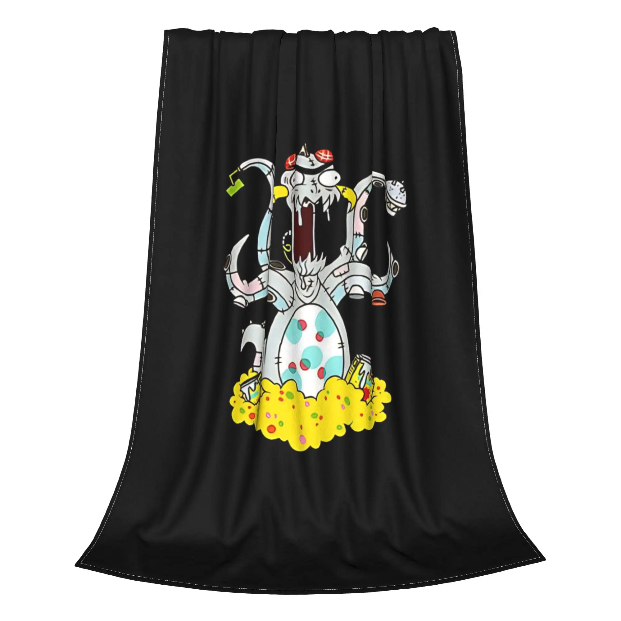 1PC Home Cutecore funky trio character  Ed  Edd  Eddy Blanket Super Cosy Plush Home Living Room Sofa Halloween