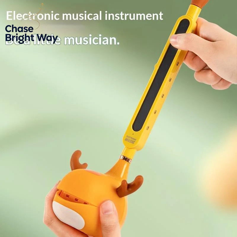 Otamatone Japanese Electronic Musical Instrument USB Charging Music  Tadpole Kawaii Educational Gift For Kids Adult