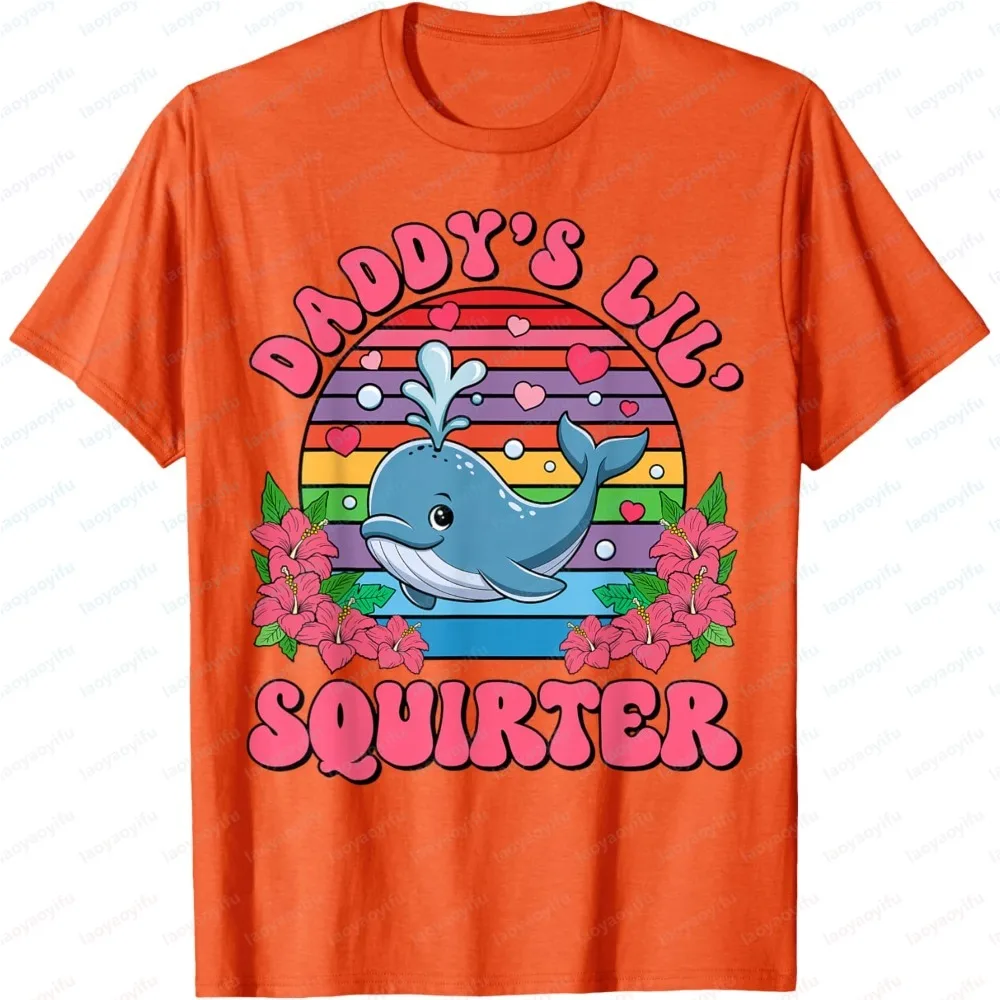 Daddy Inappropriate Funny Print Men Summer Fashion Short Sleeve Cotton Casual Crew Neck Tops for Daily Holiday Party Wear Tops
